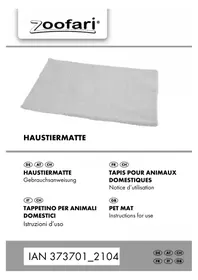 Notice ZOOFARI IAN 373701 Accessoire pour animaux