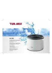 Notice Turmix AX 200 Humidificateur