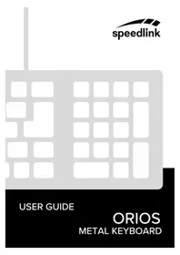 Notice Speedlink ORIOS SL670003BK Clavier