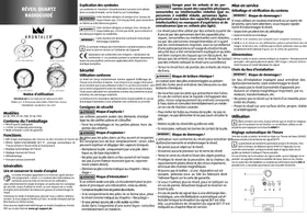 Notice Krontaler GTAC2103 Horloge