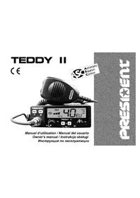 Notice PRESIDENT TEDDY II Степлер