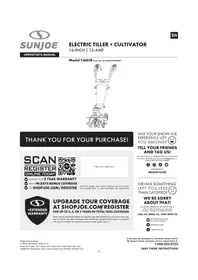 Notice Sun Joe TJ603E Stapler