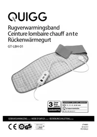 Notice QUIGG GTLBH01 Verwarmingsriem