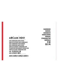 Notice ARCAM AV41 Процессор