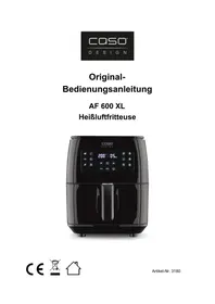 Notice CASO AF 600 XL Fritadeira