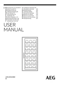 Notice AEG AWUD040B8B Külmik
