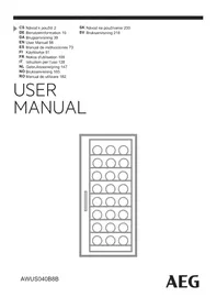 Notice AEG AWUS040B8B Chladnička