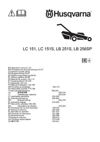 Notice HUSQVARNA LC 152 Elektrinė vejapjovė