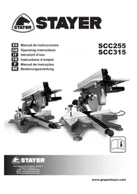 Notice Stayer SCC 255 W Scie