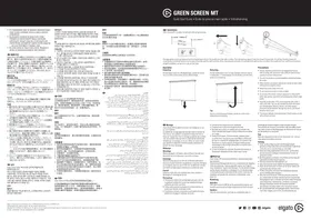 Notice ELGATO GREEN SCREEN MT Écran vert
