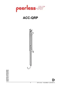 Notice Peerless-AV ACCQRP Support audiovisuel
