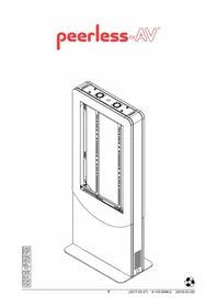 Notice Peerless-AV KIPC2550EUK Support pour écran