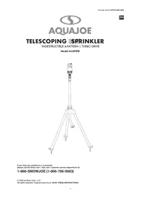 Notice Aqua Joe AJ6PSTB Programador de riego