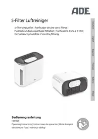 Notice ADE HM 1804 Purificateur d'air
