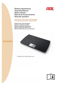 Notice ADE MV303600 Balance