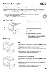Notice ADE KW 1701 Balance