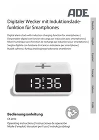 Notice ADE CK 2010 Radio-réveil