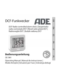 Notice ADE CK 1941 Radio-réveil