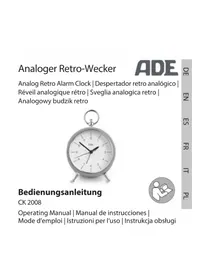 Notice ADE CK 2008 Radio-réveil