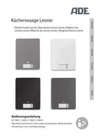Notice ADE LEONIE KE 18001 Balances de cuisine