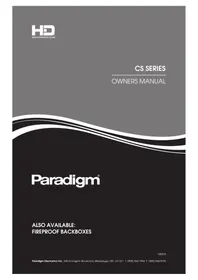 Paradigm CS60RSM v3 - Speaker