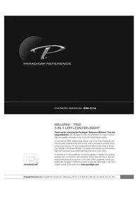 Paradigm Millenia 20 Trio - Speaker