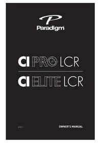 Notice Paradigm CI PRO P3LCR Enceinte acoustique