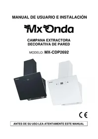 Notice Mx Onda MXCDP2692 Dunstabzugshaube