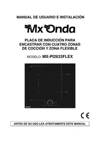 Notice Mx Onda MXPI2633FLEX Cuisinière