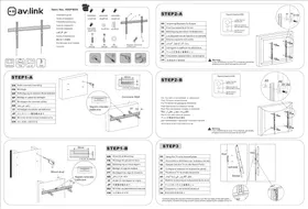 Notice AV:link NSF600 Support mural