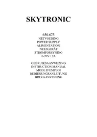 Notice Mercury RPSV40 Alimentation électrique