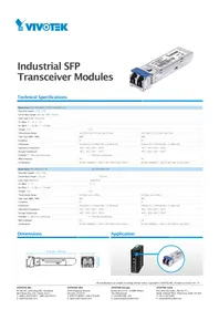 Notice Vivotek SFP1000MM85X5I Module de transmission optique