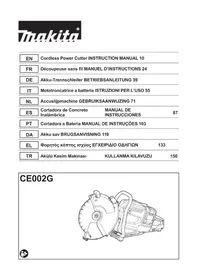 Notice MAKITA CE001G Broyeur de végétaux