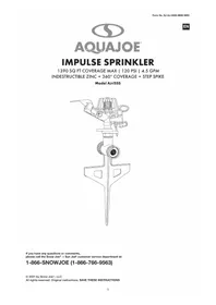 Notice Aqua Joe AJISSS Programador de riego