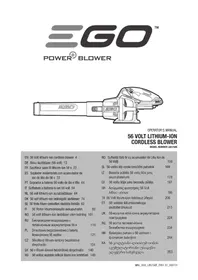 Notice EGO LB5750E Blazer