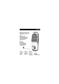 Notice KABA ILCO UNICAN 4000 MORTISE Electronic lock