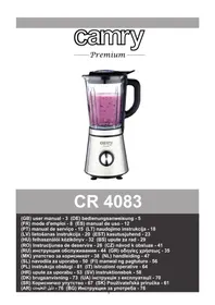 Notice CAMRY CR 4083 Blender