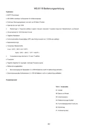 Notice TECHNOLINE WS 8119 Horloge