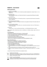 Notice TECHNOLINE MODELL XL Radio-réveil