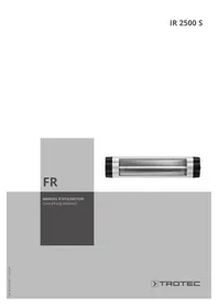 Notice TROTEC IR 2500 S Chauffage