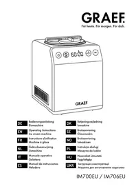 Notice GRAEF IM700 Maszyna do lodu