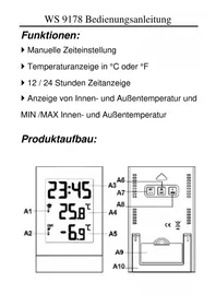 Notice TECHNOLINE WS 9178 Contrôleur de température