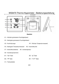 Notice TECHNOLINE WS 9470 Contrôle climatique