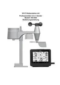 Notice TECHNOLINE WS 1900 Station Météo