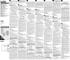Notice LAICA PL8019 Balance