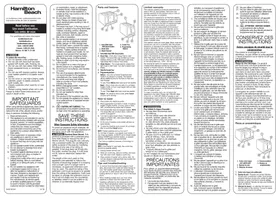 Notice HAMILTON BEACH 24781 Grille pain