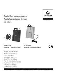 Notice Monacor ATS16T