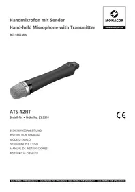 Notice Monacor ATS12HT Microphone