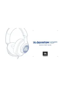 Notice JBL QUANTUM 100P CONSOLE Casque audio