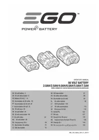 Notice EGO BA1120E Elem